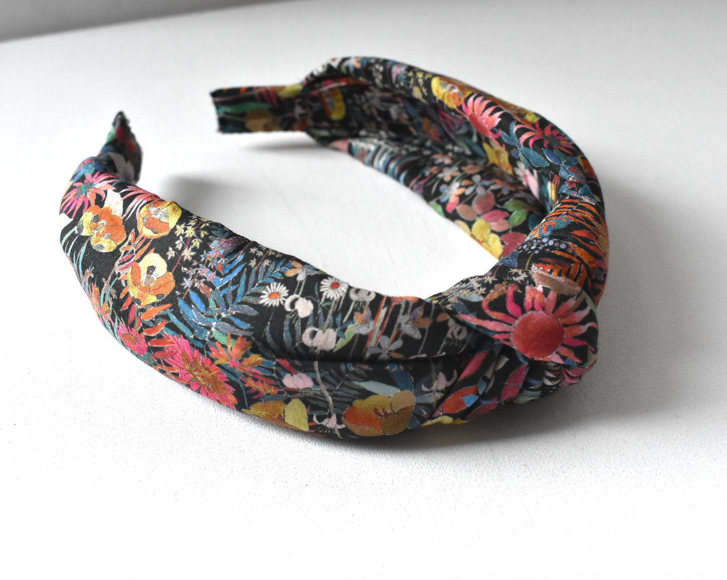 Classic Knot head band - Liberty of London Faria Flowers print