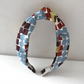 Classic Knot head band - Liberty of London Winter print - Silk & Lawn