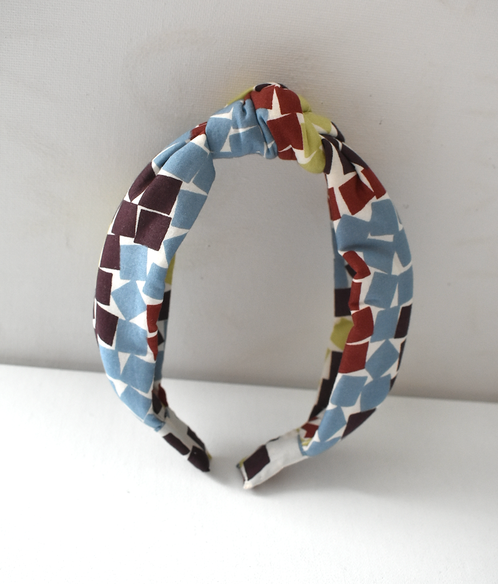 Classic Knot head band - Liberty of London Winter print