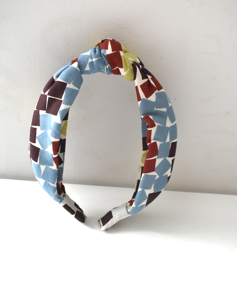 Classic Knot head band - Liberty of London Winter print