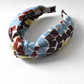 Classic Knot head band - Liberty of London Winter print - Silk & Lawn