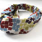 Medium Twisted Turban Headband - Liberty of London Winter print - Silk & Lawn
