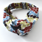 Medium Twisted Turban Headband - Liberty of London Winter print - Silk & Lawn