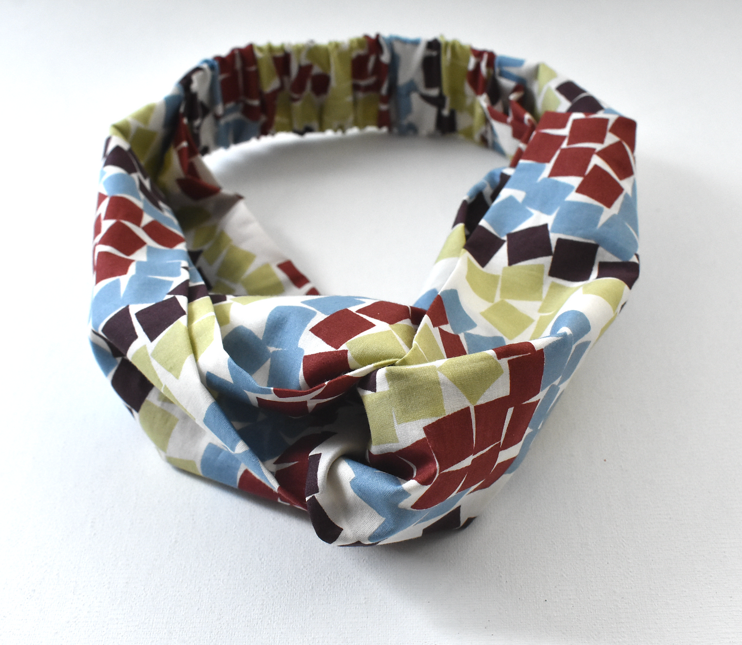 Medium Twisted Turban Headband - Liberty of London Winter print - Silk & Lawn