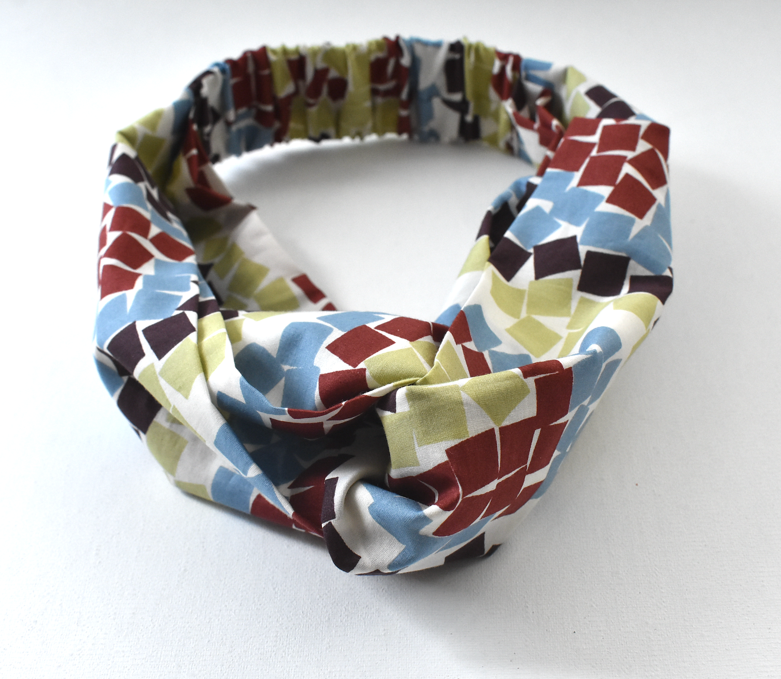 Medium Twisted Turban Headband - Liberty of London Winter print - Silk & Lawn
