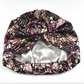 Ladies Turban & Head wrap - Liberty of London Kaleidoscope in Pink - Silk & Lawn