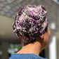 Ladies Turban & Head wrap - Liberty of London Kaleidoscope in Pink - Silk & Lawn