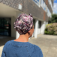 Ladies Turban & Head wrap - Liberty of London Kaleidoscope in Pink - Silk & Lawn
