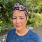 Ladies Turban & Head wrap - Liberty of London Kaleidoscope in Pink - Silk & Lawn
