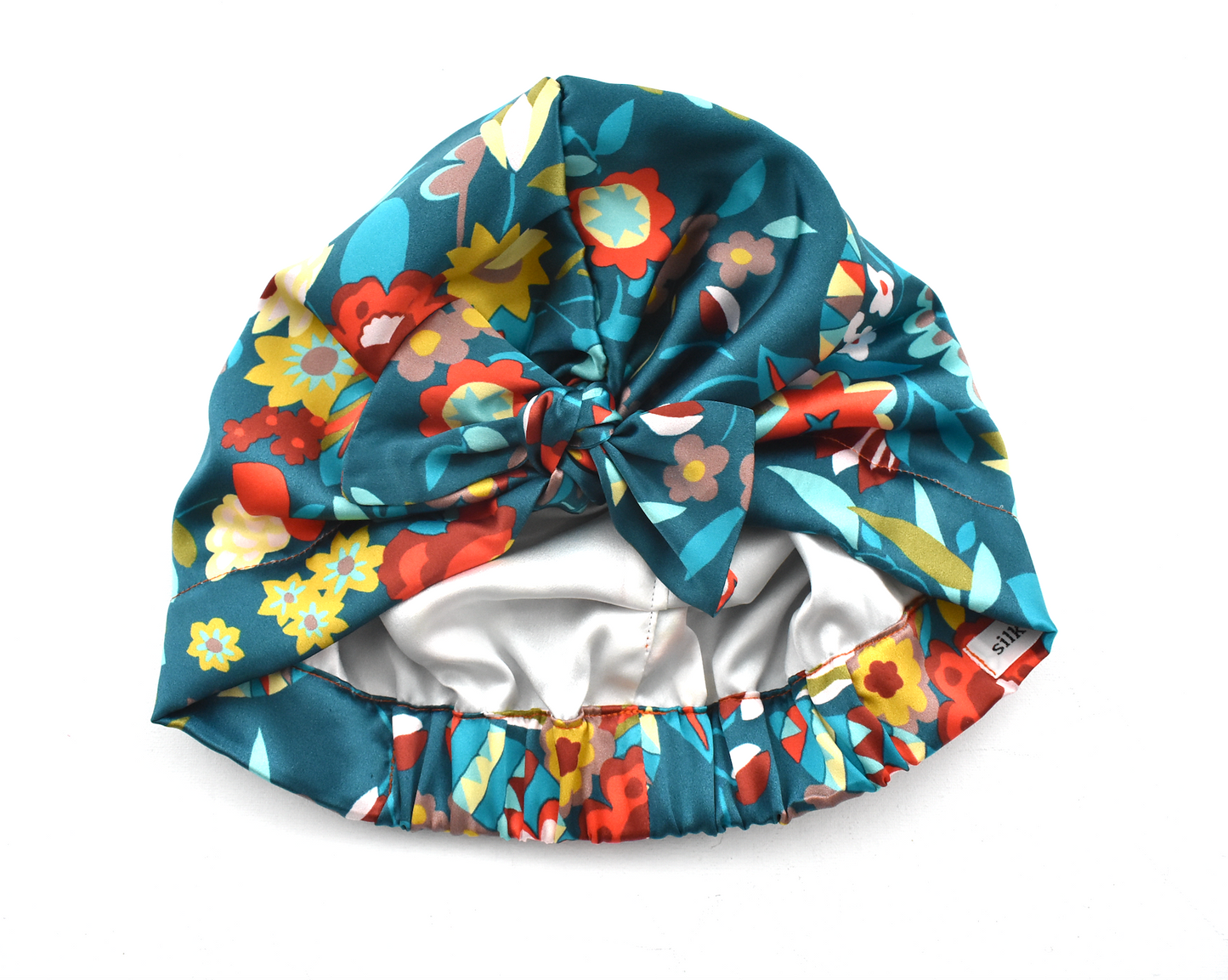 Luxury Silk Turban & Head wrap - Liberty of London Floral Ballet printed silk satin