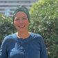 Silk Twisted Turban hairband and neck scarf in Racing Green Mulberry Silk - 100% pure silk satin - Silk & Lawn