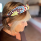 Classic Knot head band - Liberty of London Winter print - Silk & Lawn