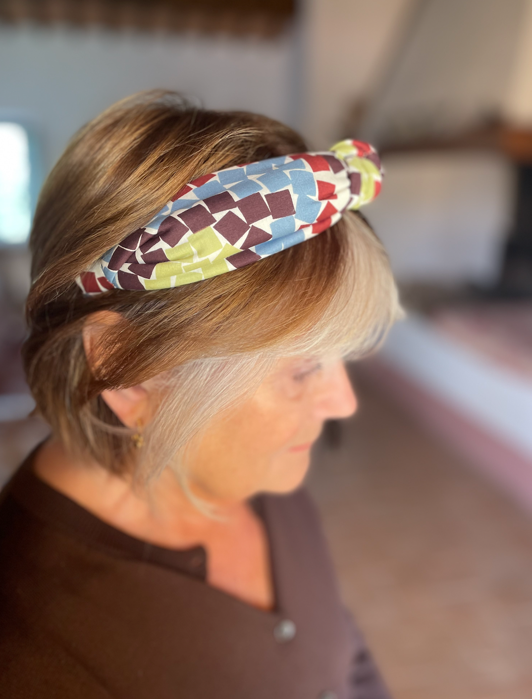 Classic Knot head band - Liberty of London Winter print