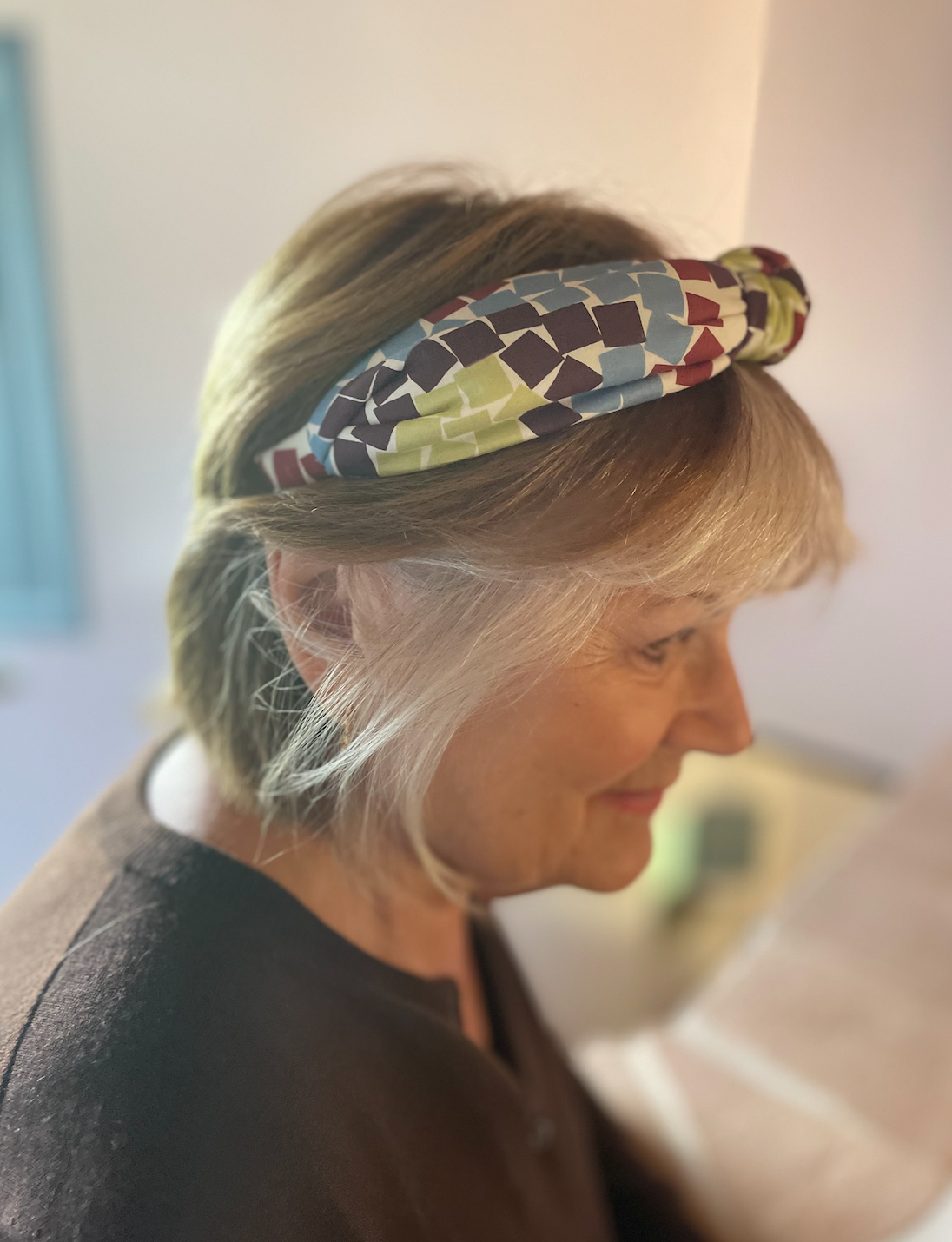 Classic Knot head band - Liberty of London Winter print