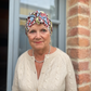 Ladies Turban Hat - Liberty of London Winter print - Silk & Lawn