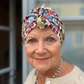 Ladies Turban Hat - Liberty of London Winter print - Silk & Lawn