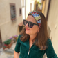 Medium Twisted Turban Headband - Liberty of London Winter print - Silk & Lawn