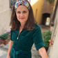 Medium Twisted Turban Headband - Liberty of London Winter print - Silk & Lawn