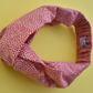 Red and White Floral Twisted Turban hairband and neck scarf - Tot Knots of Brighton