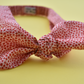 Ladies Tot Knot hairband - Red and White Floral - Tot Knots of Brighton