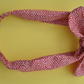 Ladies Tot Knot hairband - Red and White Floral - Tot Knots of Brighton