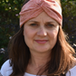 Red and White Floral Twisted Turban hairband and neck scarf - Tot Knots of Brighton