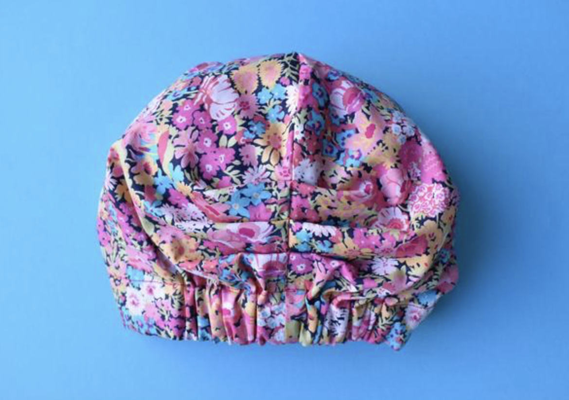 Ladies Turban Hat - Liberty of London Thorpe Bright Floral - Tot Knots of Brighton