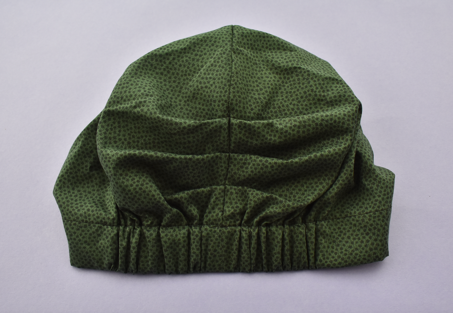 Ladies Turban Hat - Green and Black Marco Liberty of London print - Tot Knots of Brighton