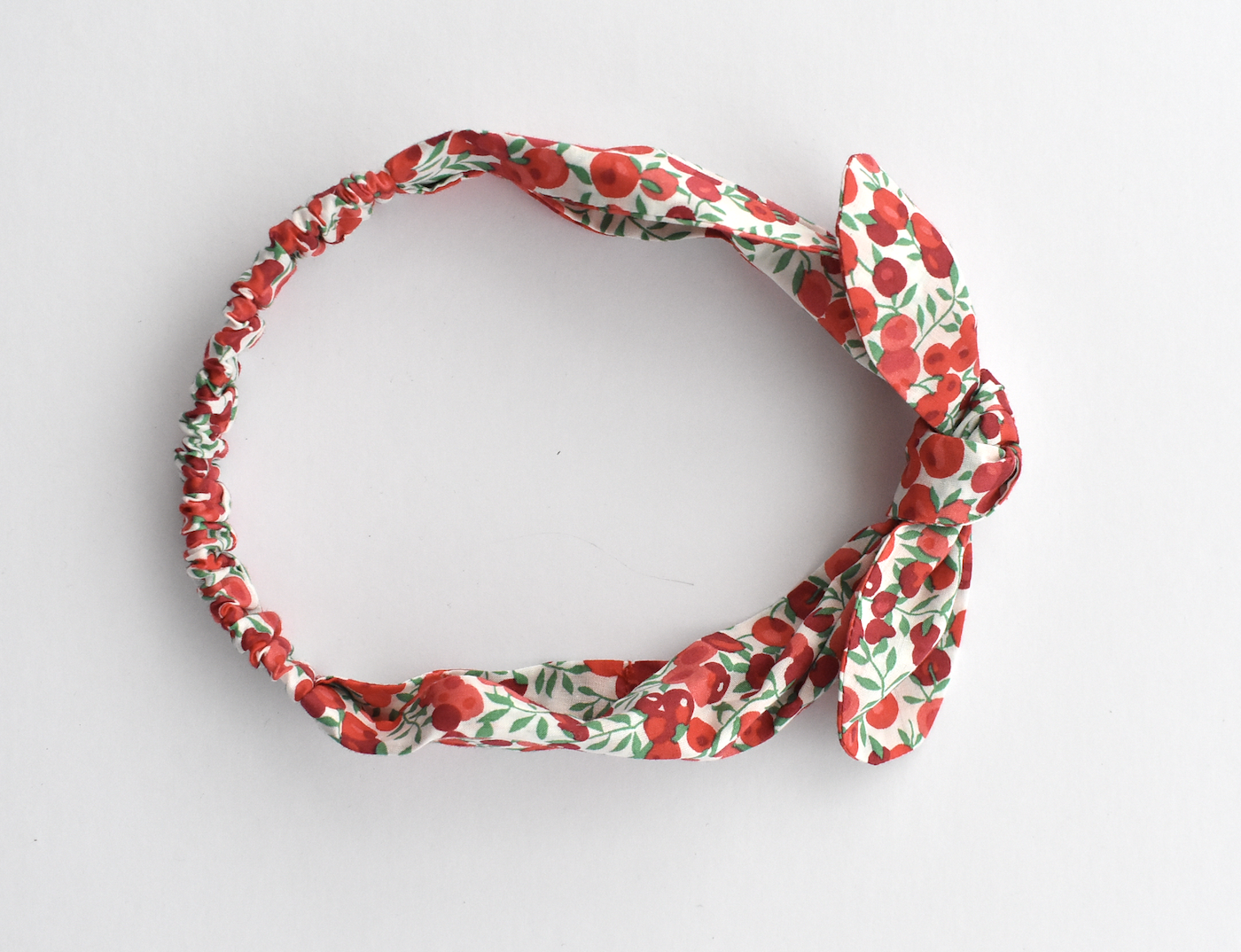 Kids Christmas Tot Knot hairband - Liberty of London Wiltshire Berries for Christmas - Tot Knots of Brighton