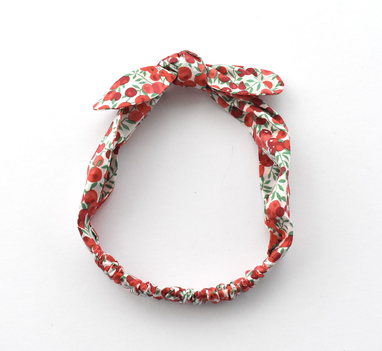 Kids Christmas Tot Knot hairband - Liberty of London Wiltshire Berries for Christmas - Tot Knots of Brighton
