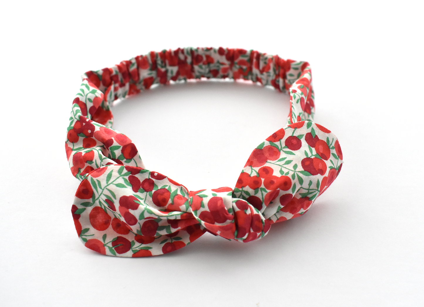 Kids Christmas Tot Knot hairband - Liberty of London Wiltshire Berries for Christmas - Tot Knots of Brighton