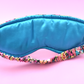 100% Pure Silk-lined Sleep Eye Mask - Ciara Liberty print - Tot Knots of Brighton