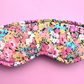 100% Pure Silk-lined Sleep Eye Mask - Ciara Liberty print - Tot Knots of Brighton