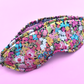 100% Pure Silk-lined Sleep Eye Mask - Ciara Liberty print - Tot Knots of Brighton