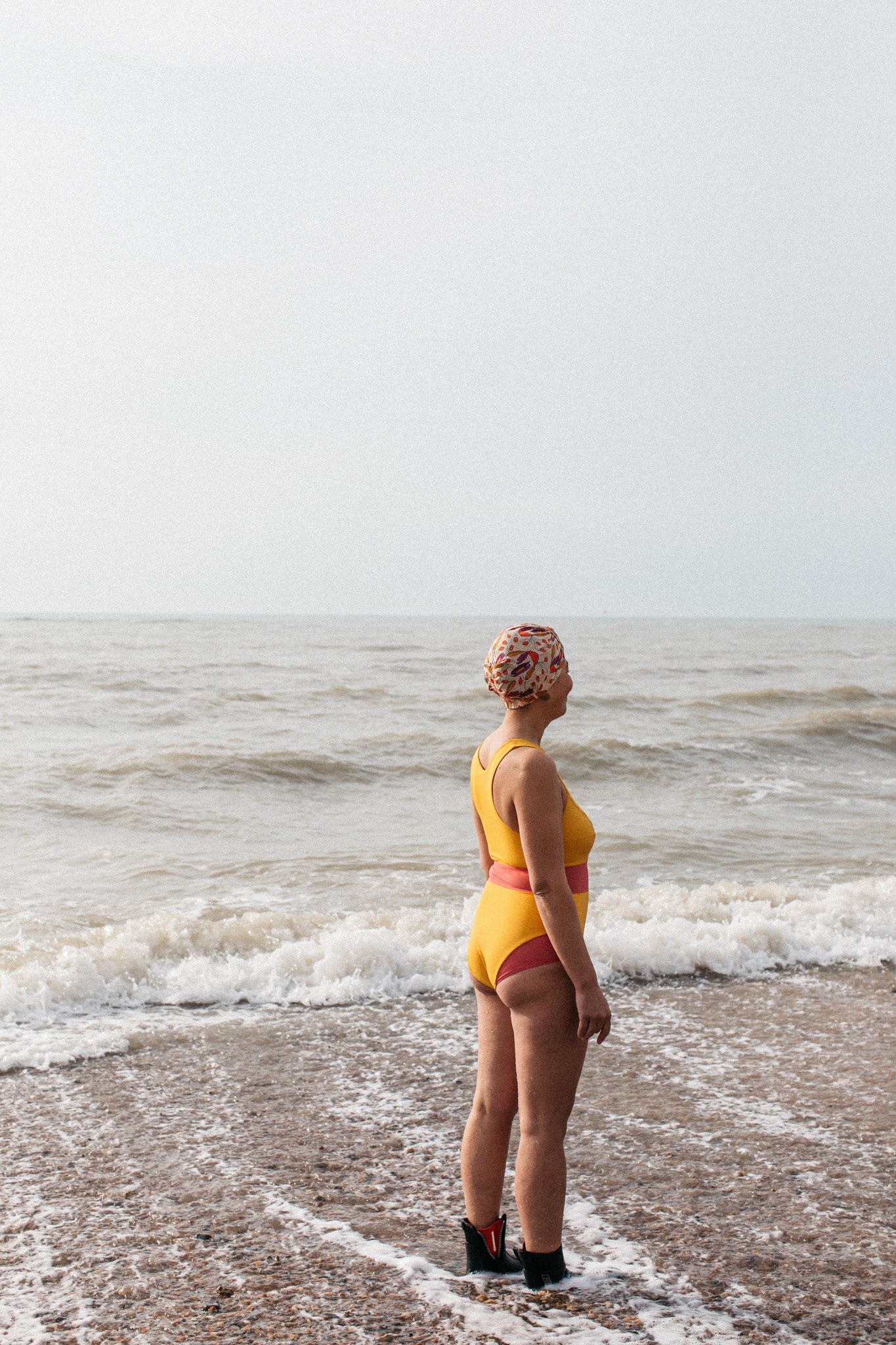 Salty Sea Knot - Swimming Cap Topper - Swim Turban - Vintage Liberty Adejade - Silk & Lawn
