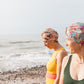 Salty Sea Knot - Swimming Cap Topper - Swim Turban - Vintage Liberty Adejade - Silk & Lawn