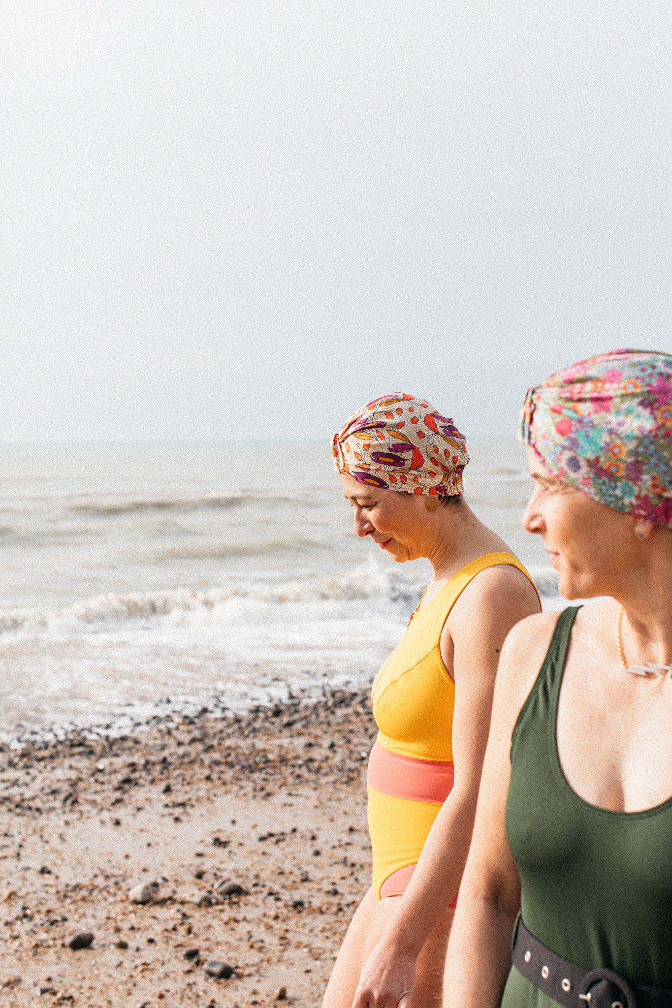 Salty Sea Knot - Swimming Cap Topper - Swim Turban - Vintage Liberty Adejade - Silk & Lawn