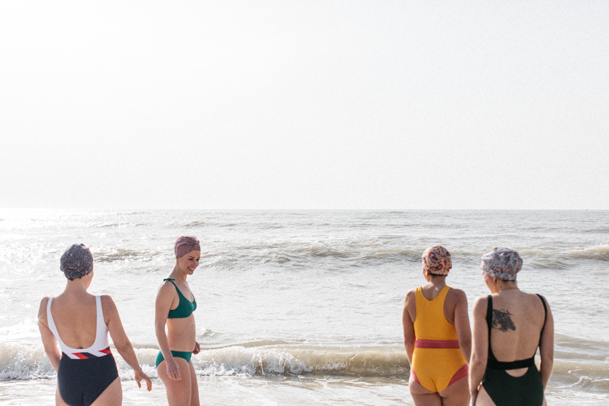 Salty Sea Knot - Swimming Cap Topper - Swim Turban - Vintage Liberty Adejade - Silk & Lawn