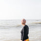 Salty Sea Knot - Swimming Cap Topper - Swim Turban - Vintage Liberty Adejade - Silk & Lawn