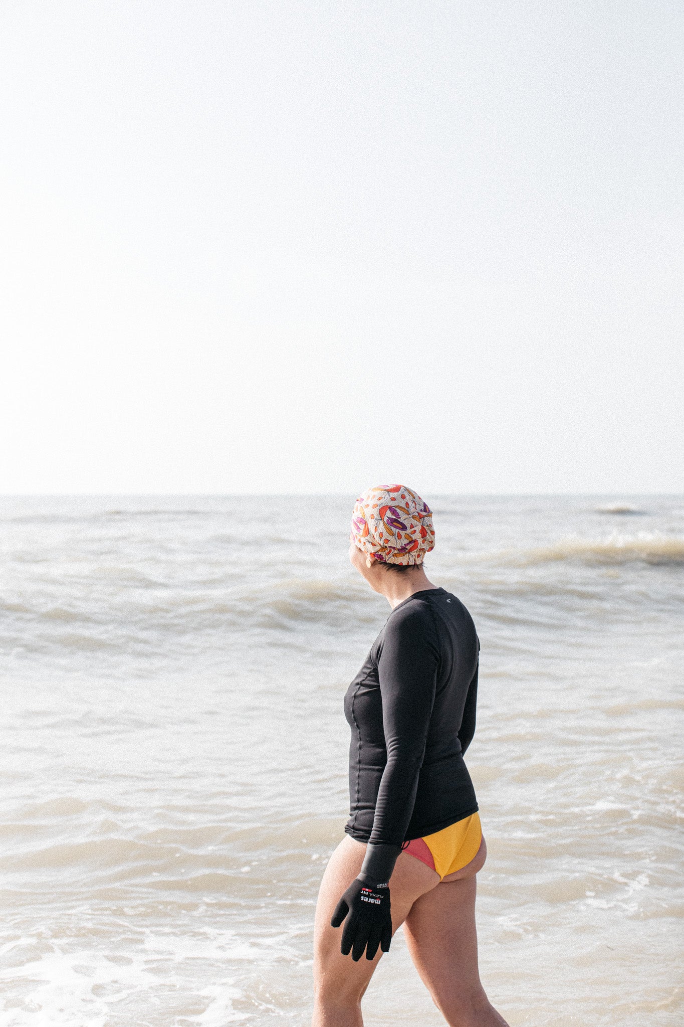 Salty Sea Knot - Swimming Cap Topper - Swim Turban - Vintage Liberty Adejade - Silk & Lawn