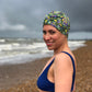 Salty Sea Knot - Swimming Cap Topper / Turban - Babylon - Silk & Lawn