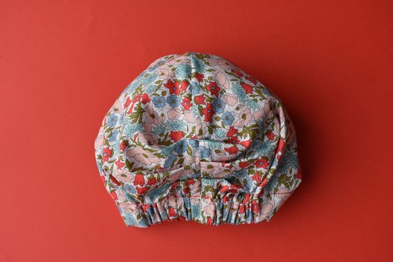 Little Land Girl Baby Turban Hat - Liberty Poppy & Daisy - Tot Knots of Brighton