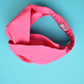 Liberty Pink Twisted Turban hairband and neck scarf - Tot Knots of Brighton