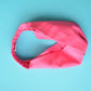 Liberty Pink Twisted Turban hairband and neck scarf - Tot Knots of Brighton
