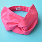 Liberty Pink Twisted Turban hairband and neck scarf - Tot Knots of Brighton