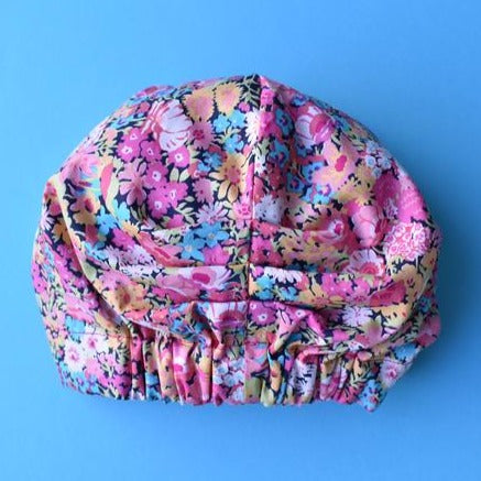 100% silk lined Turban & Head wrap Floral Thorpe Liberty of London - Tot Knots of Brighton