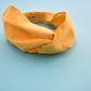 Yellow Twisted Turban hairband and neck scarf - Tot Knots of Brighton