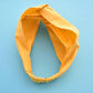 Yellow Twisted Turban hairband and neck scarf - Tot Knots of Brighton