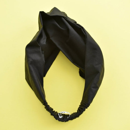 Black Liberty of London  - Twisted Turban hairband and neck scarf - Tot Knots of Brighton