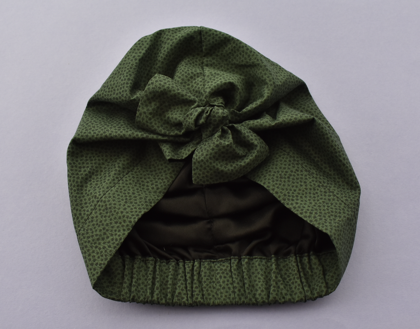 Little Land Girl Baby Hat - Liberty of London Green Marco